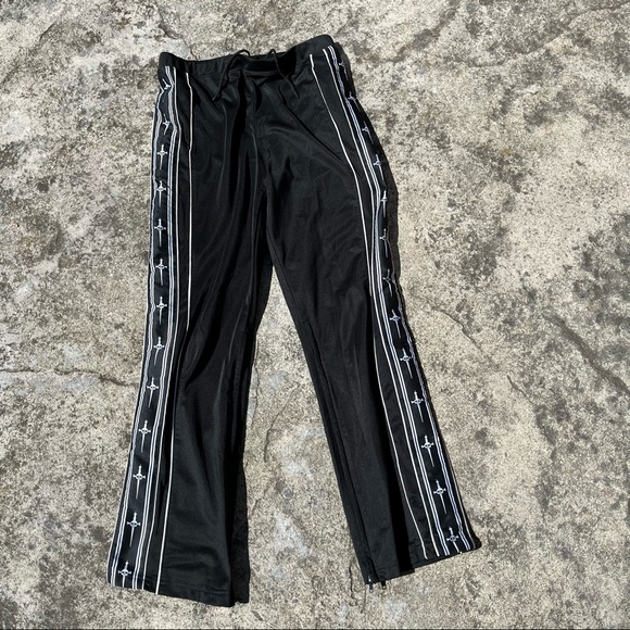 Lip Service Pants - Lip Service Goth Brand Dagger and Skull Joggers - Size Small